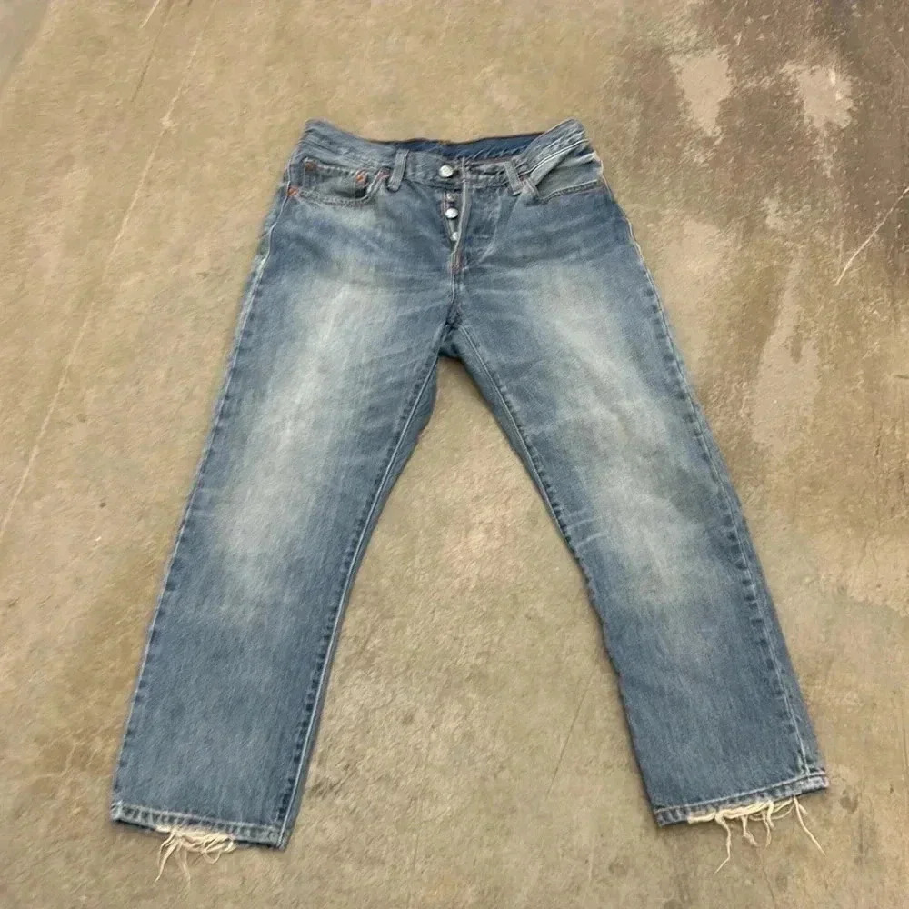 Levi's Light Blue Straight Leg Jeans